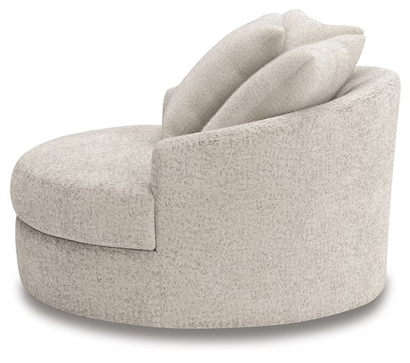 Cuddle Plush Oversized Swivel Accent Chair