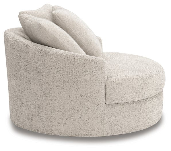 Cuddle Plush Oversized Swivel Accent Chair