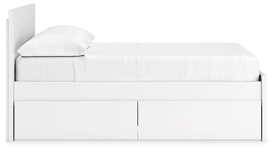 Onita Panel Bed with 1 Side Storage